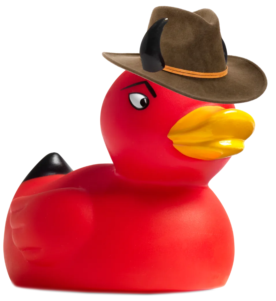 Devil Duck desk toy