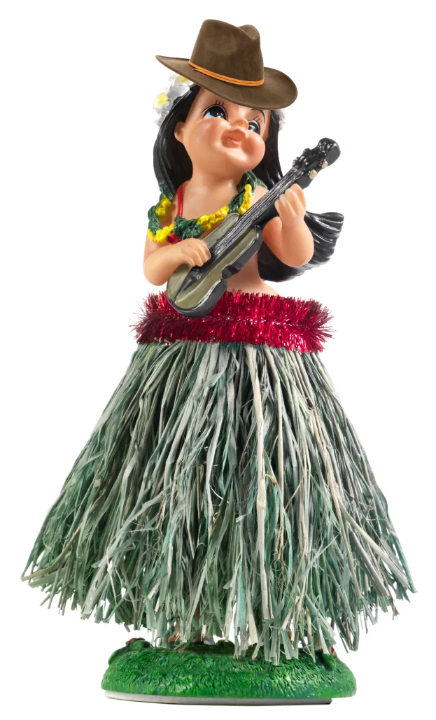 Hula doll desk toy