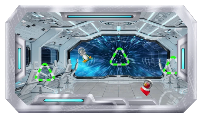 The bridge of a spaceship.